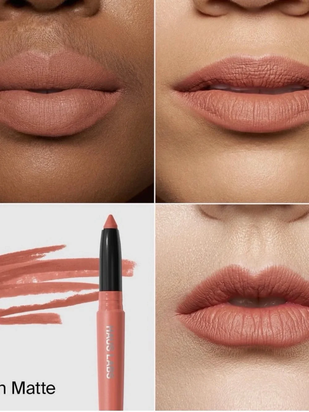Haus Labs By Lady Gaga Le Monster Lip Crayon - Peach Matte NIB